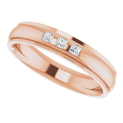 1/10 CTW Lab-Grown Diamond Band, 4 mm
