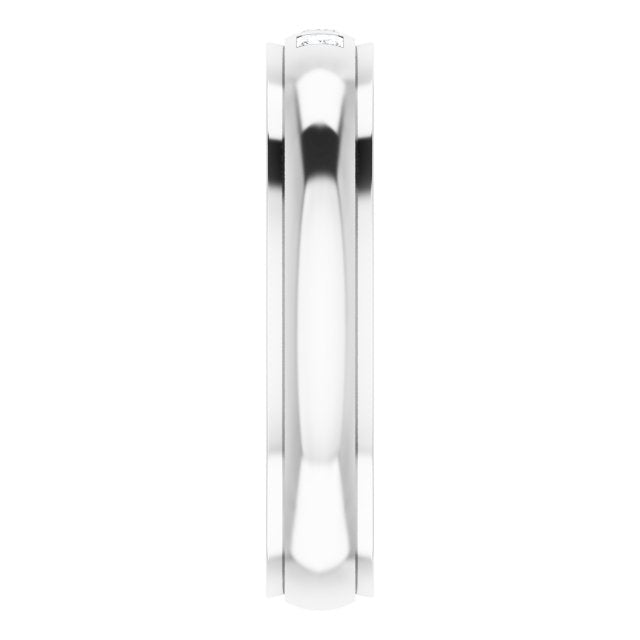 1/10 CTW Natural Diamond Band, 4 mm