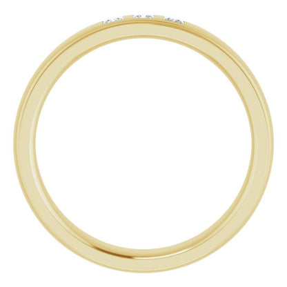 1/10 CTW Natural Diamond Band, 4 mm