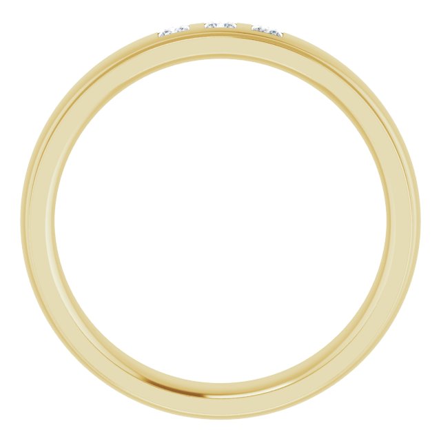 1/10 CTW Lab-Grown Diamond Band, 4 mm