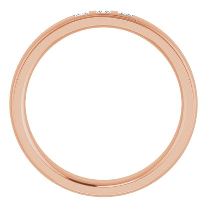 1/10 CTW Lab-Grown Diamond Band, 4 mm