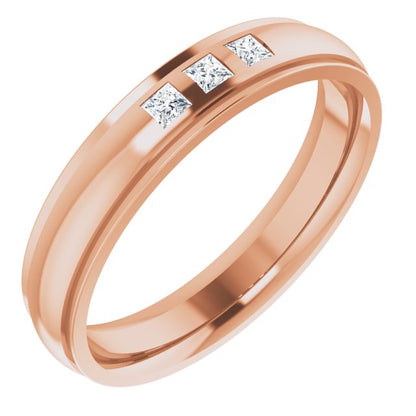 1/10 CTW Natural Diamond Band, 4 mm