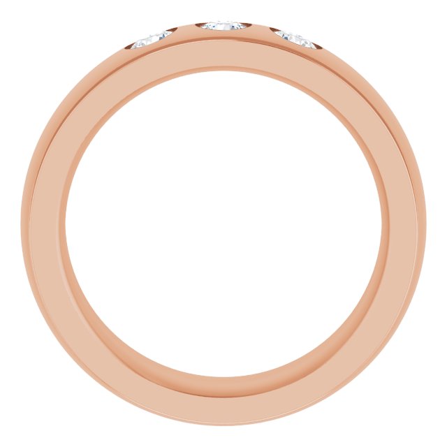 1/4 CTW Natural Diamond Band, 6 mm, Style 3