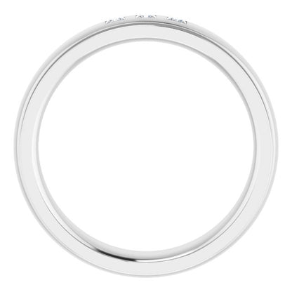.07 CTW Natural Diamond Band, 4 mm