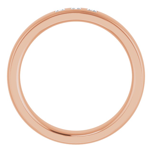 .06 CTW Lab-Grown Diamond Band, 4 mm, Style 3