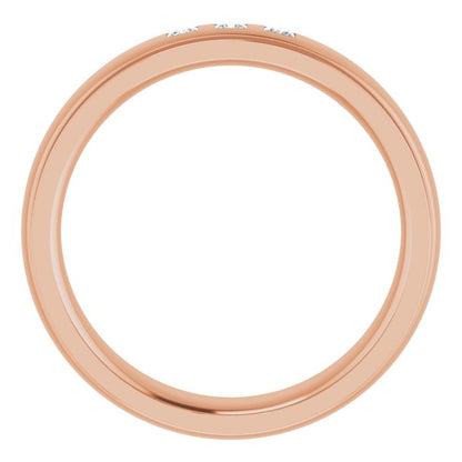 .06 CTW Lab-Grown Diamond Band, 4 mm, Style 3