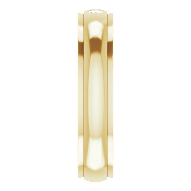 .06 CTW Lab-Grown Diamond Band, 4 mm, Style 3