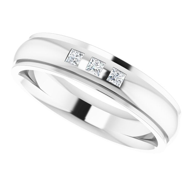 .07 CTW Natural Diamond Band, 4 mm