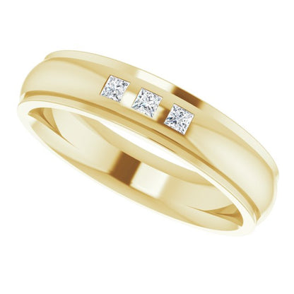.07 CTW Natural Diamond Band, 4 mm