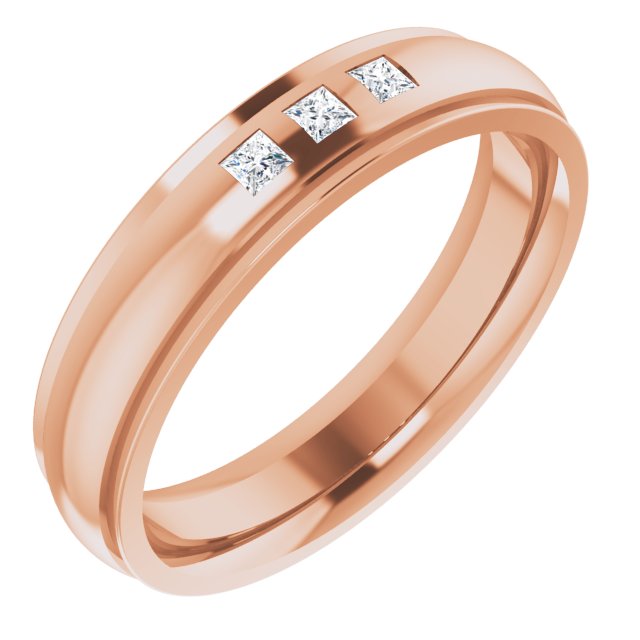 .07 CTW Natural Diamond Band, 4 mm