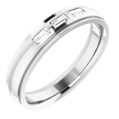 1/8 CTW Lab-Grown Diamond Band, 4 mm