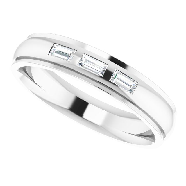 1/8 CTW Natural Diamond Band, 4 mm