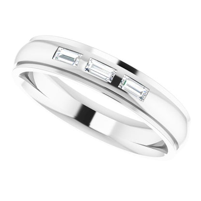 1/8 CTW Natural Diamond Band, 4 mm
