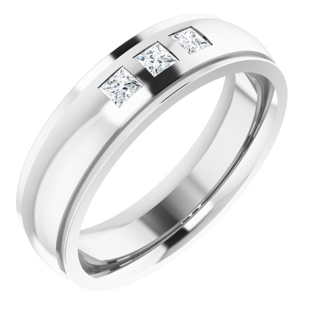 1/8 CTW Natural Diamond Band, 5 mm