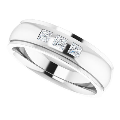 1/8 CTW Natural Diamond Band, 5 mm