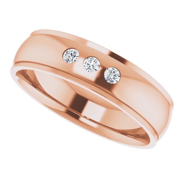 1/8 CTW Natural Diamond Band, 6 mm