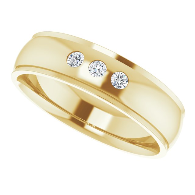 1/8 CTW Natural Diamond Band, 6 mm