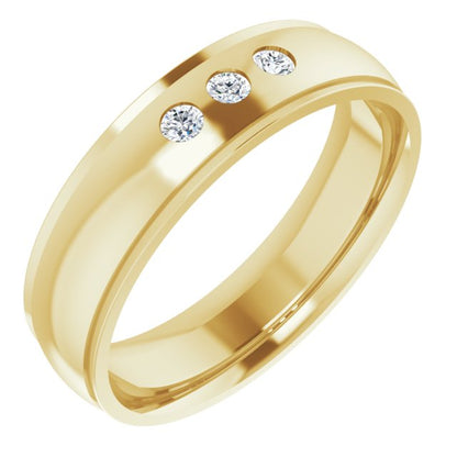 1/8 CTW Natural Diamond Band, 6 mm