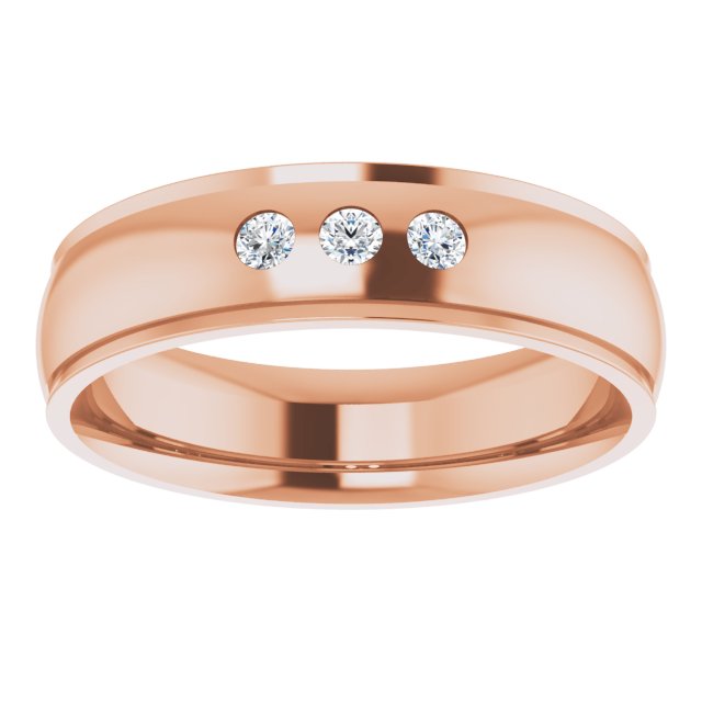 1/8 CTW Natural Diamond Band, 6 mm