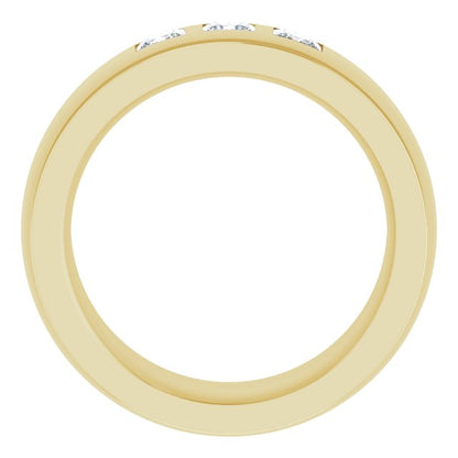 1/4 CTW Natural Diamond Band, 6 mm, Style 4