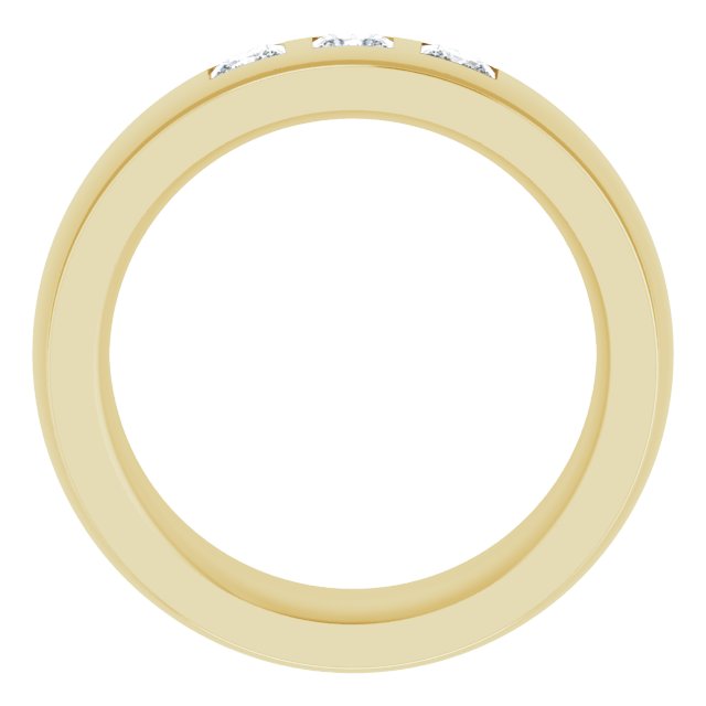 1/4 CTW Lab-Grown Diamond Band, 6 mm, Style 3