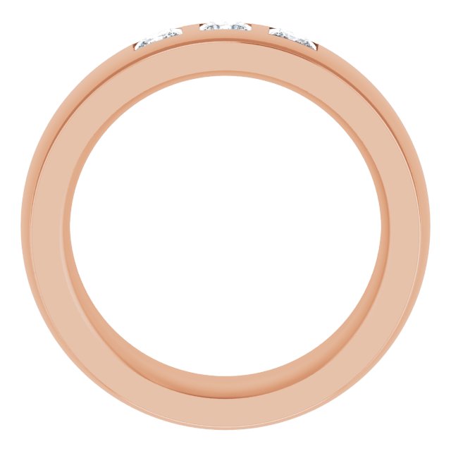 1/4 CTW Lab-Grown Diamond Band, 6 mm, Style 3