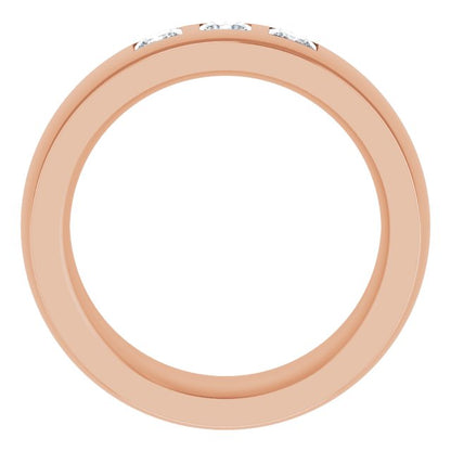 1/4 CTW Lab-Grown Diamond Band, 6 mm, Style 3