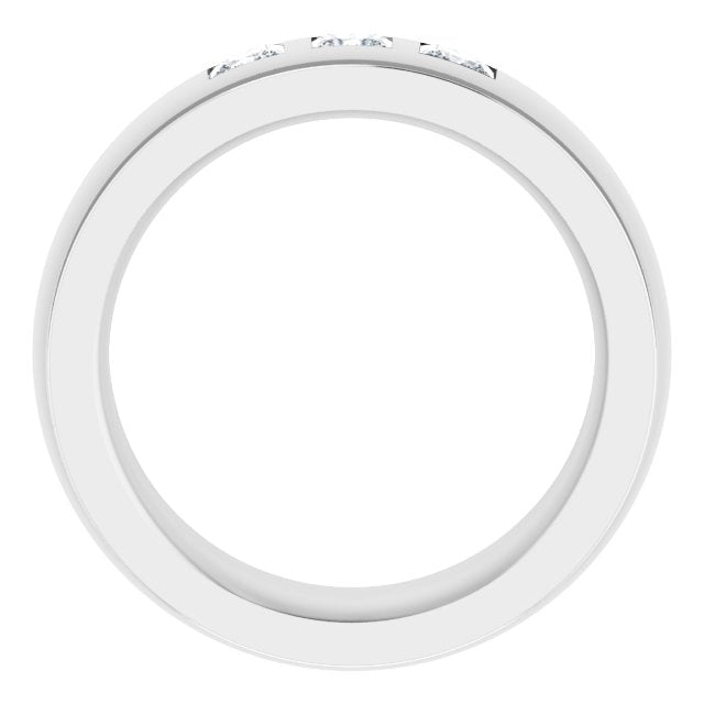 1/4 CTW Natural Diamond Band, 6 mm, Style 4
