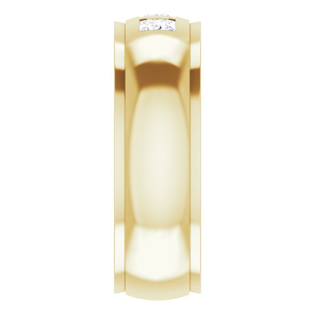 1/4 CTW Natural Diamond Band, 6 mm, Style 4
