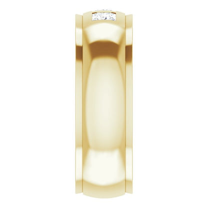 1/4 CTW Natural Diamond Band, 6 mm, Style 4