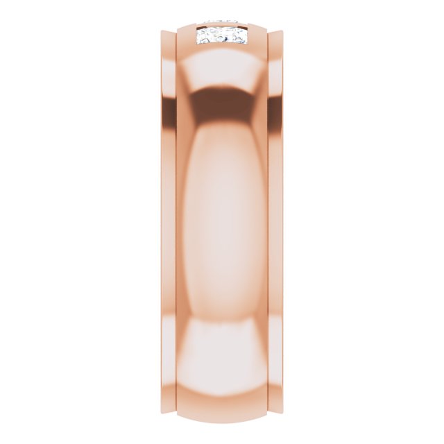 1/4 CTW Natural Diamond Band, 6 mm, Style 4