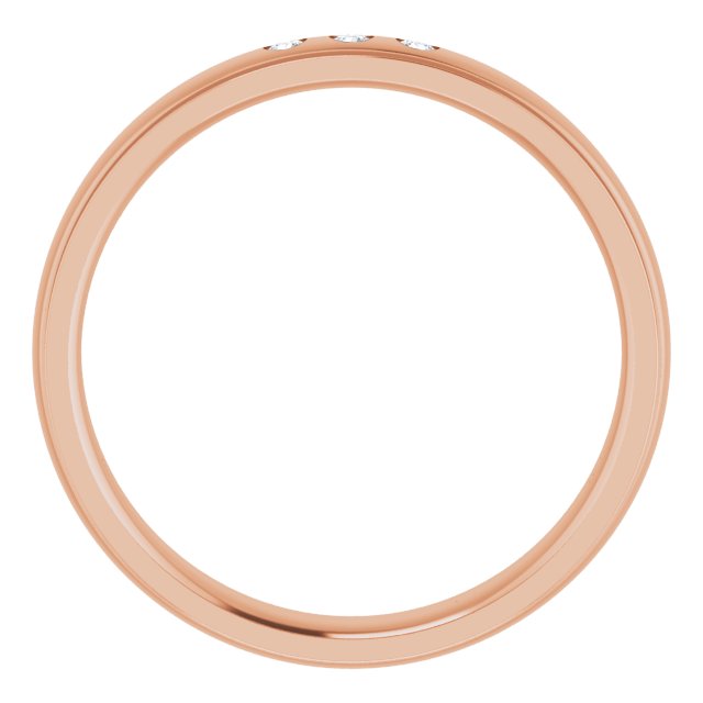 .06 CTW Lab-Grown Diamond Band, 4 mm, Style 3