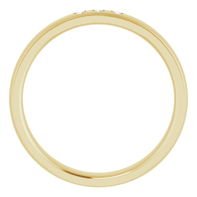 .06 CTW Lab-Grown Diamond Band, 4 mm, Style 2
