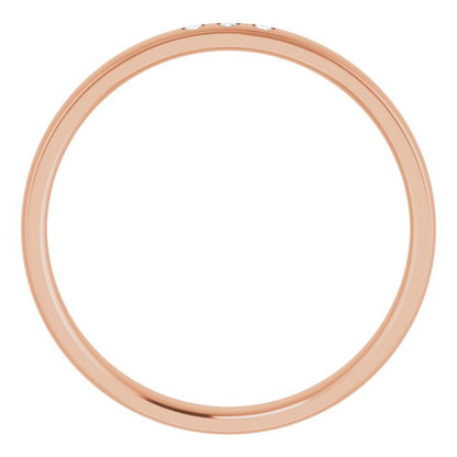 .06 CTW Lab-Grown Diamond Band, 4 mm