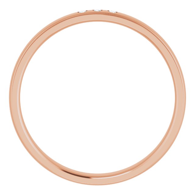 .06 CTW Natural Diamond Band, 4 mm