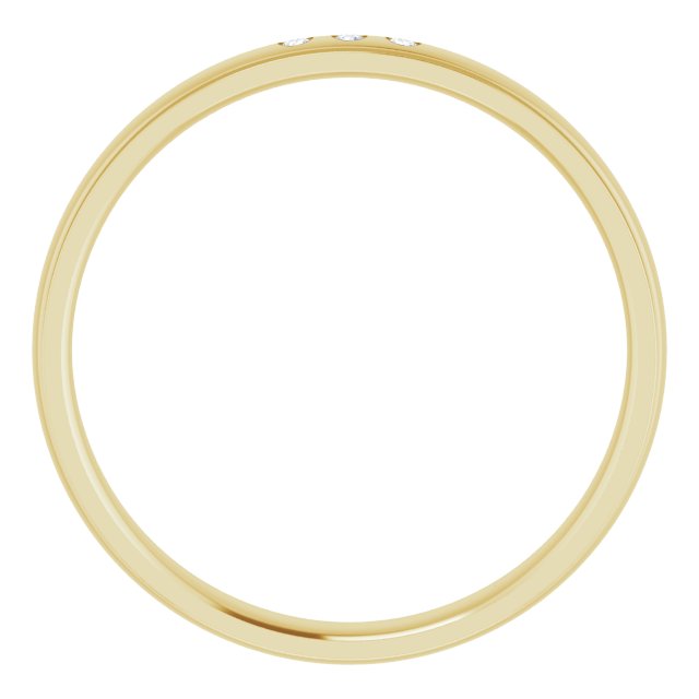 .06 CTW Natural Diamond Band, 4 mm