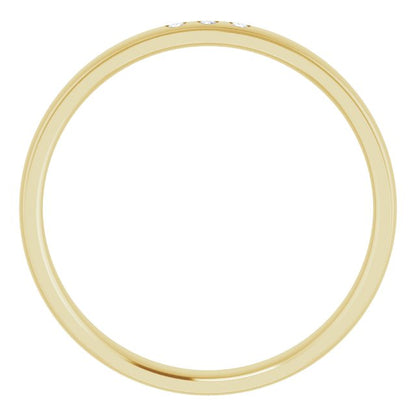 .06 CTW Natural Diamond Band, 4 mm