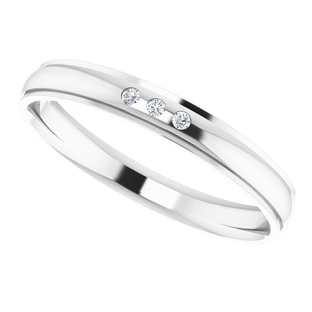 .06 CTW Lab-Grown Diamond Band, 4 mm