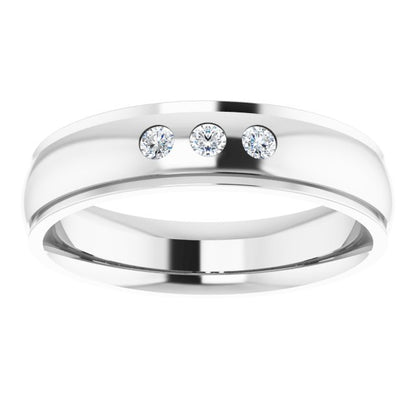 1/10 CTW Lab-Grown Diamond Band, 5 mm