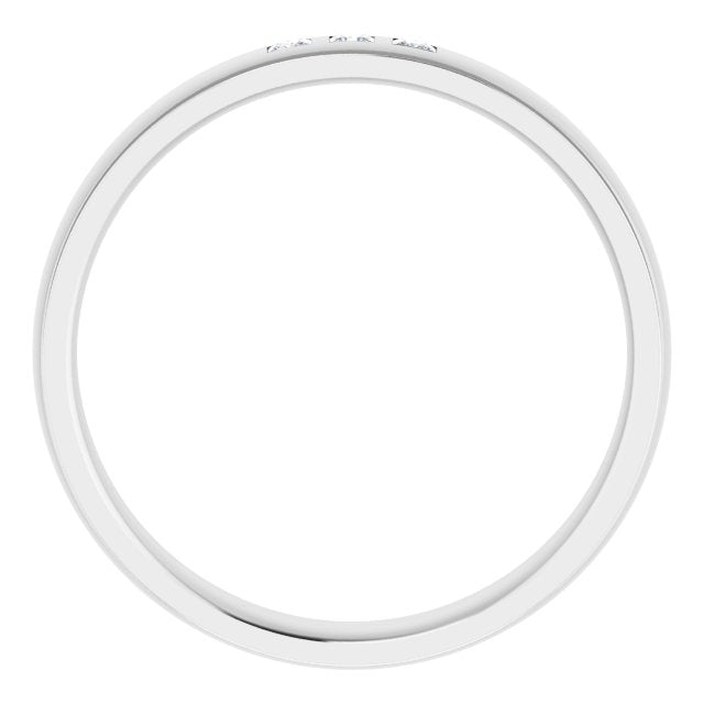 1/6 CTW Natural Diamond Band, 5 mm