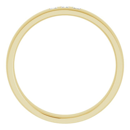 1/6 CTW Natural Diamond Band, 5 mm