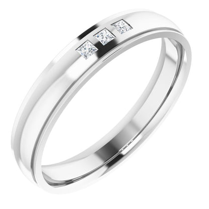 1/6 CTW Natural Diamond Band, 5 mm