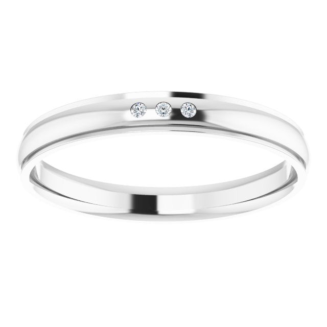 .05 CTW Natural Diamond Band, 4 mm