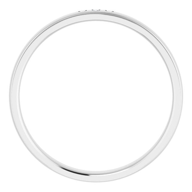 .05 CTW Natural Diamond Band, 4 mm