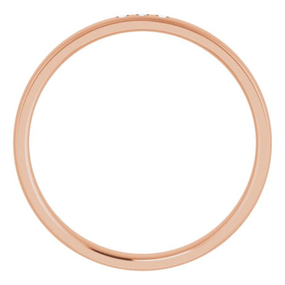 .05 CTW Natural Diamond Band, 4 mm