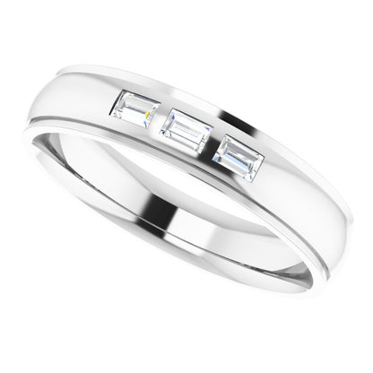 1/4 CTW Natural Diamond Band, 5 mm