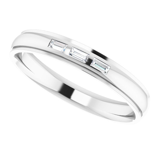 1/8 CTW Natural Diamond Band, 4 mm
