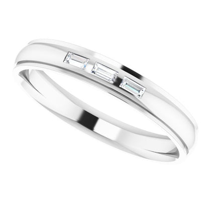 1/8 CTW Natural Diamond Band, 4 mm