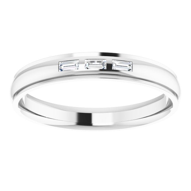 1/8 CTW Lab-Grown Diamond Band, 4 mm