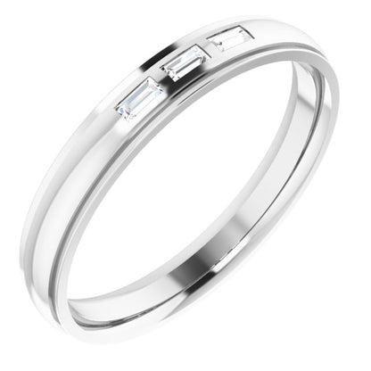 1/8 CTW Lab-Grown Diamond Band, 4 mm